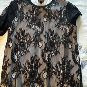 Elegant Black Lace Top